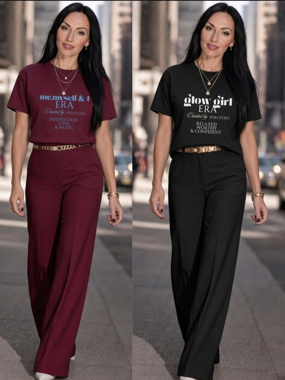Me,Myself & I ERA - ERA Collection | Premium-T-Shirt  - Black