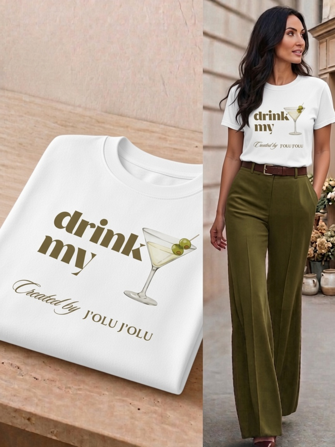 Drink My - Sweet Statement-Piece | Premium-T-Shirt  - Off-white