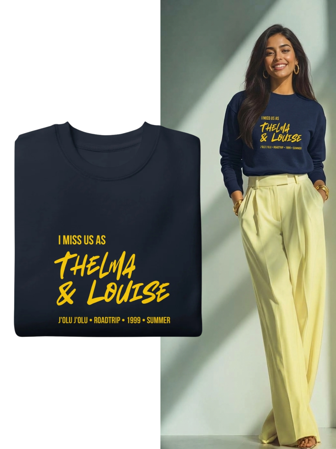 Sweet Statement-Piece - I miss us | Premium-Sweatshirt  - Multiple Colors