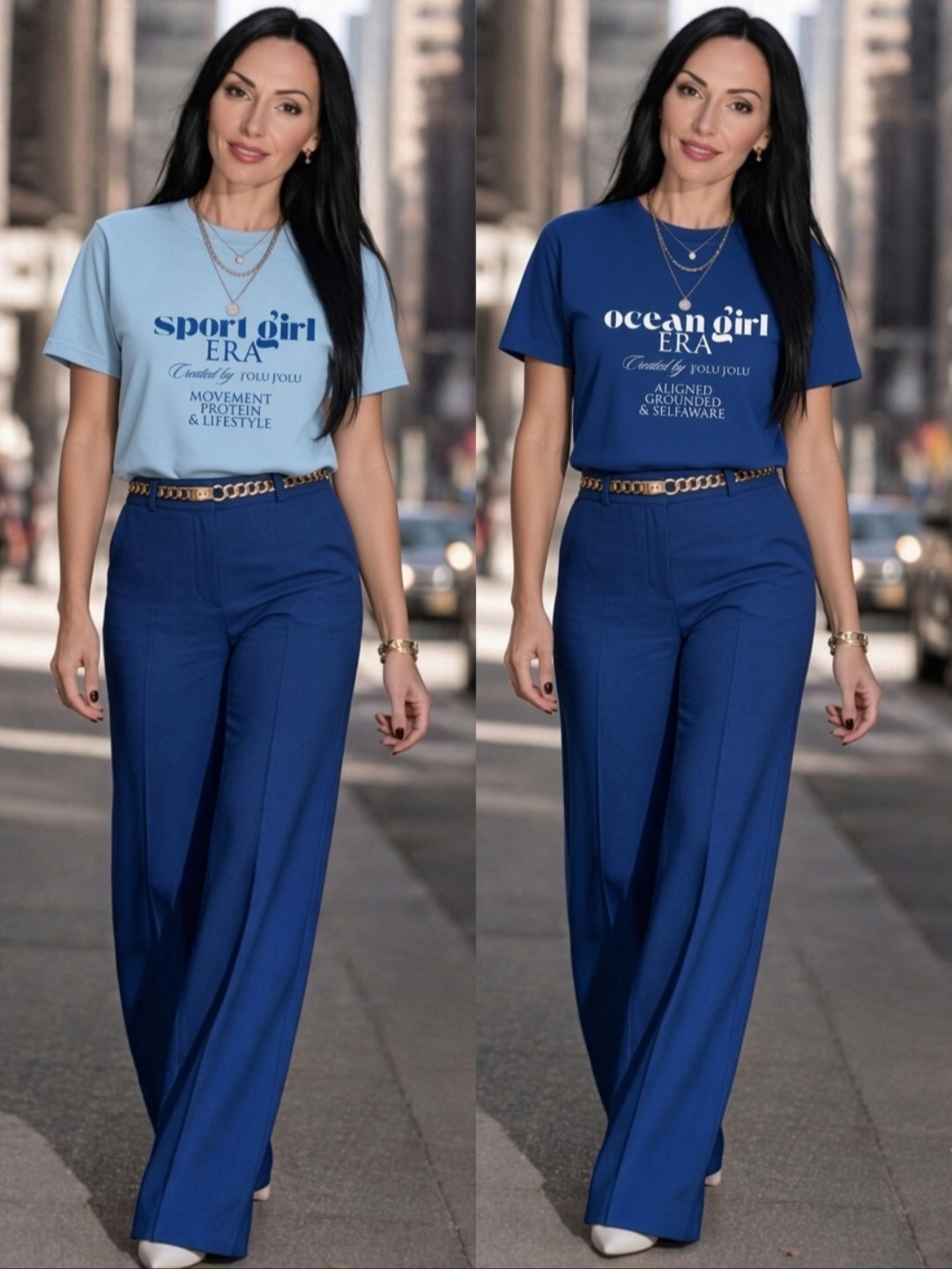 Ocean Girl ERA - ERA Collection | Premium-T-Shirt - Blue