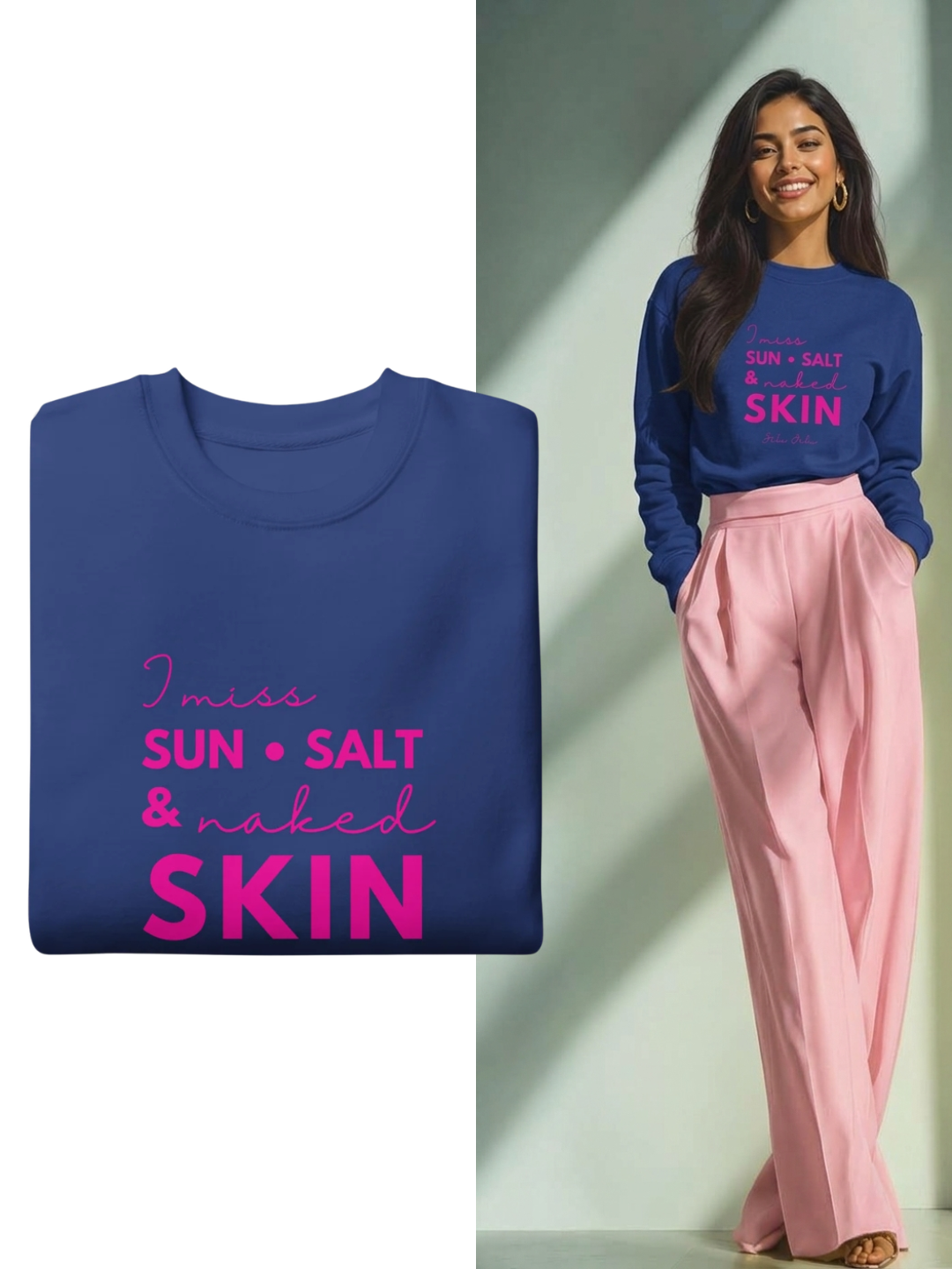 Sweet Statement-Piece - I miss SUN | Premium-Sweatshirt - Multiple Colors