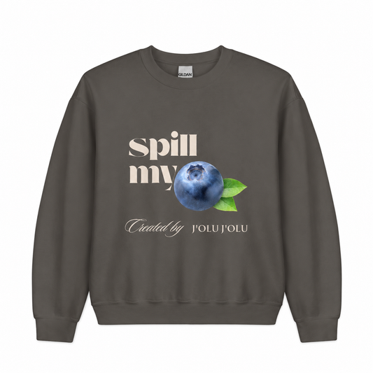 Spill My - Fruit Edition | Premium-Sweatshirt - Charcoal Gray